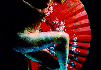 surreal figurative photographic overlay