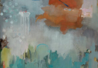 dreamlike abstract painting in oils