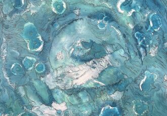 celestial inspired abstract painting