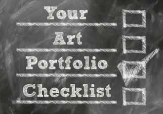 Your Art Portfolio Checklist. See it at www.ArtsyShark.com