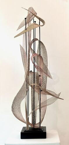abstract sculpture of a bird by Theresa Clower