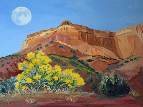 New Mexico landscape plein air painting