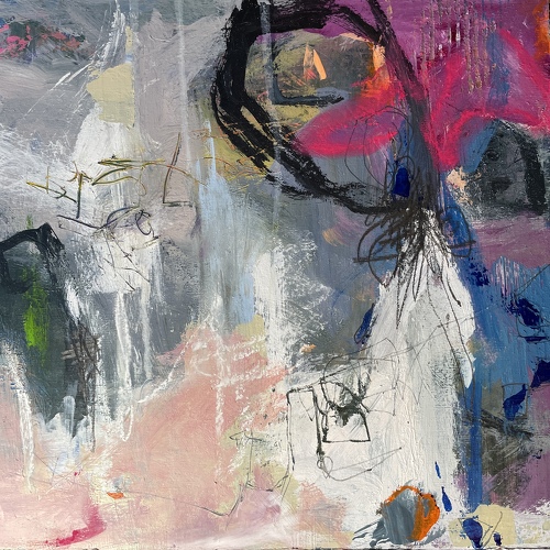 abstract painting by Colleen Rieu