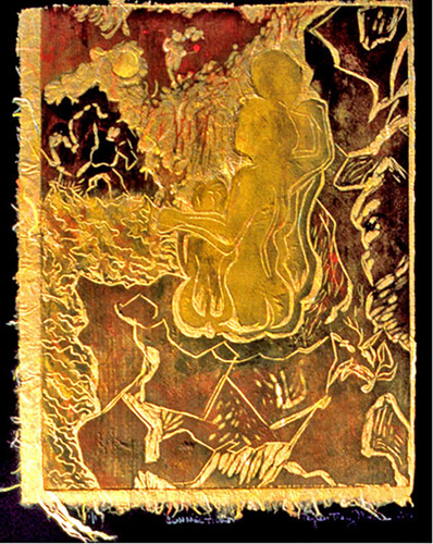 Chine colle artwork by Phyllis Tracy Malinow