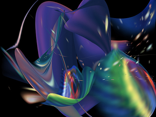 cosmic inspired digital artwork