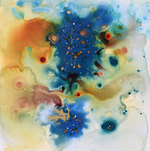 abstract acrylic dreamlike painting 