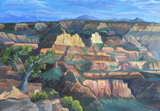 multicolored canyons of New Mexico