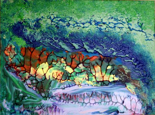 abstract painting of nature by Ingemar Härdelin