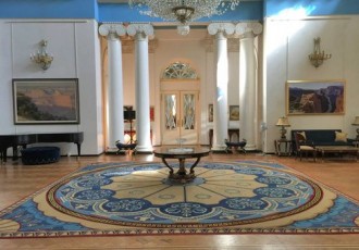 Interior shot of embassy