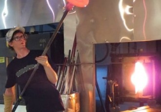 Jake Pfeifer in the studio