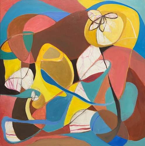 colorful organic abstract