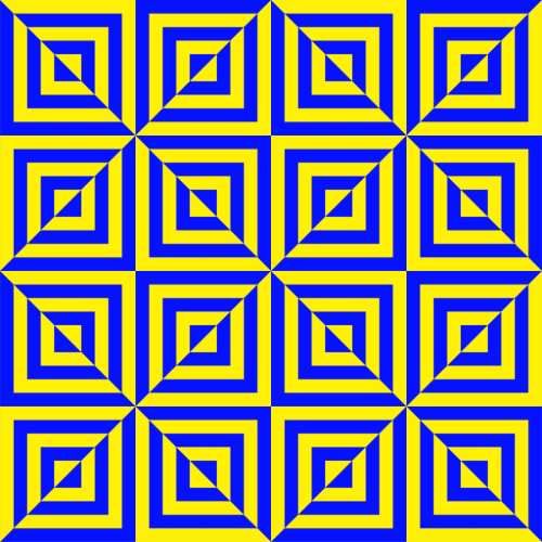 geometric illusion art