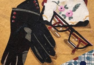 paper collage by Sandy Oppenheimer