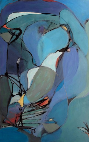 abstract mother and child portrait