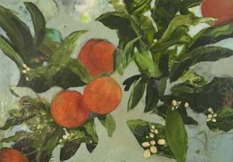 painting inspired by orange trees