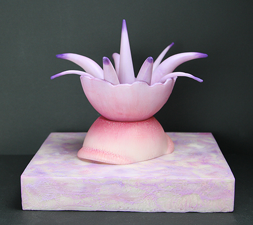 ocean inspired sculpture of an anemone
