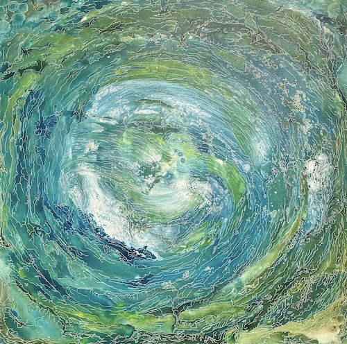 softly ethereal abstract painting