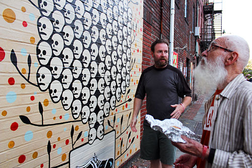 Mural at O+ Festival