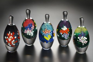 glass perfume bottles