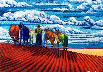 landscape painting by David Sherwin Parker