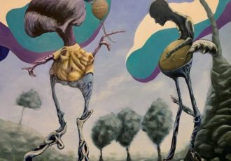 surreal figurative painting by Rob Fannin