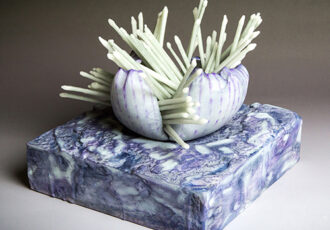 sculpture of sea anemone