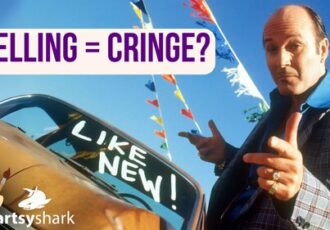 Selling seems cringey like a used car salesman