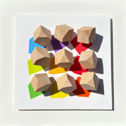 3D mixed media abstract wall art