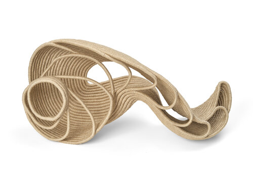 organic shell fiber sculpture