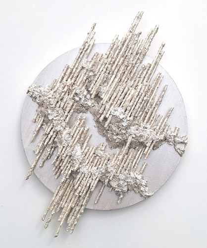 highly textural acrylic wall art