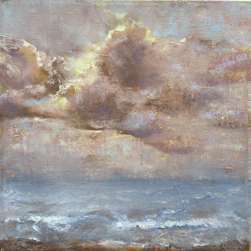 storm scene oil painting