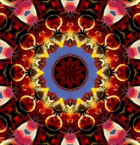 bold kaleidoscopic art