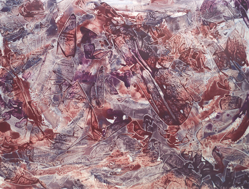 energetic lightly brushed abstract art