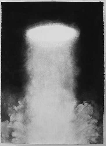 charcoal drawing by Melissa Reischman