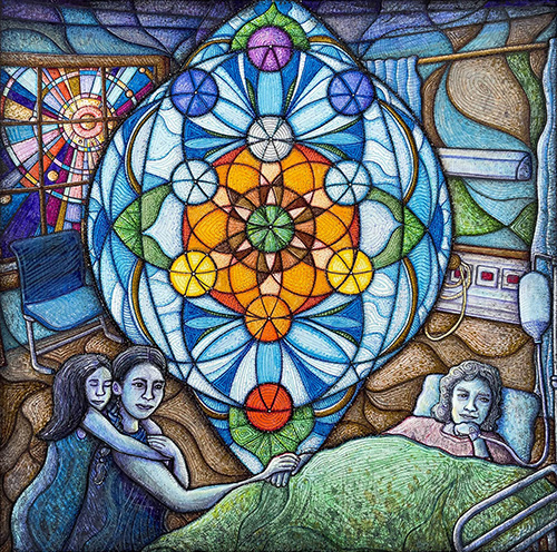 mandala art about caregiving