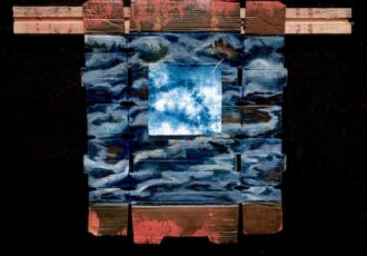 mixed media found object sculpture