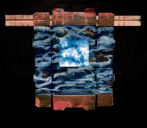 mixed media found object sculpture