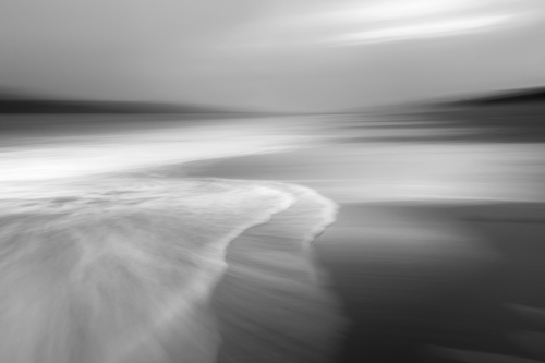 fine art photo of the tides on a beach