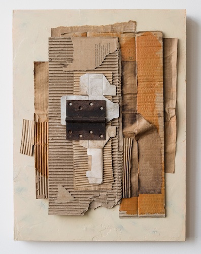 mixed media found object sculpture