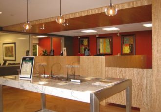 Torrey Pines Bank with artwork