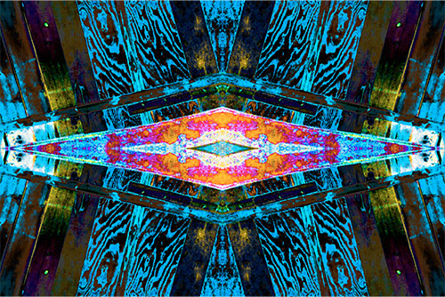 vibrantly colorful abstract photography