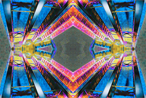 bold and vivid abstract digital photography