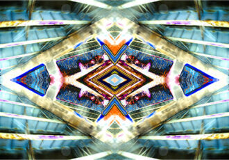 abstract photos taken from a moving car