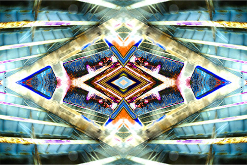 abstract photos taken from a moving car