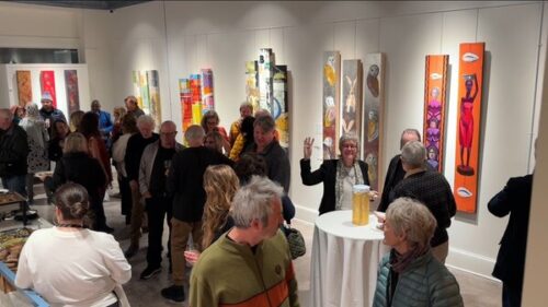 Upmarket gallery opening