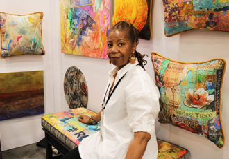 Designer Veretta Garrison-Moeller creates art that is translated into interior furnishings