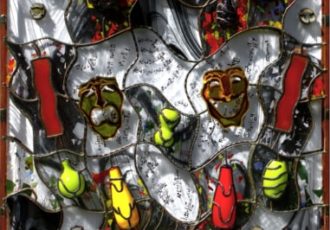 sculptural stained glass by Catalin Domniteanu