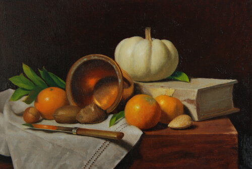 still life oil painting