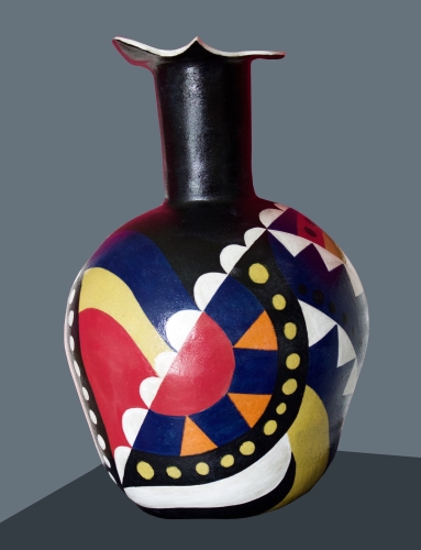clay vase by Winifred Potenza