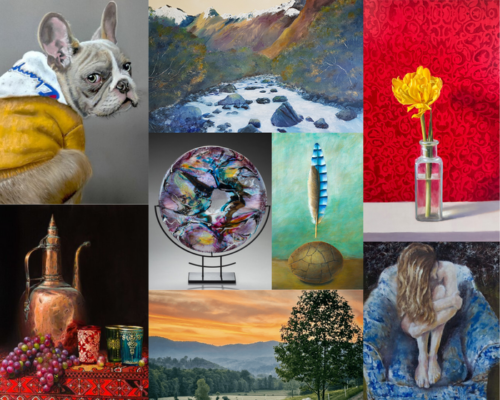 Featured artist collage Artsy Shark